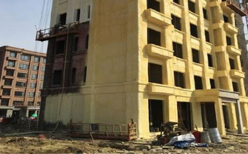 聚氨酯噴涂機外墻保溫工藝(圖1) 聚氨酯噴涂機外墻保溫工藝